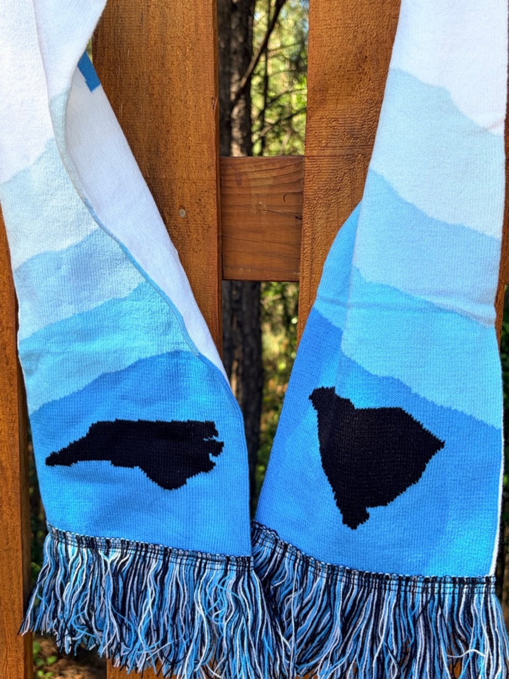 Charlotte Football Club Uniting the Carolinas 2024 Scarf State Silhouettes